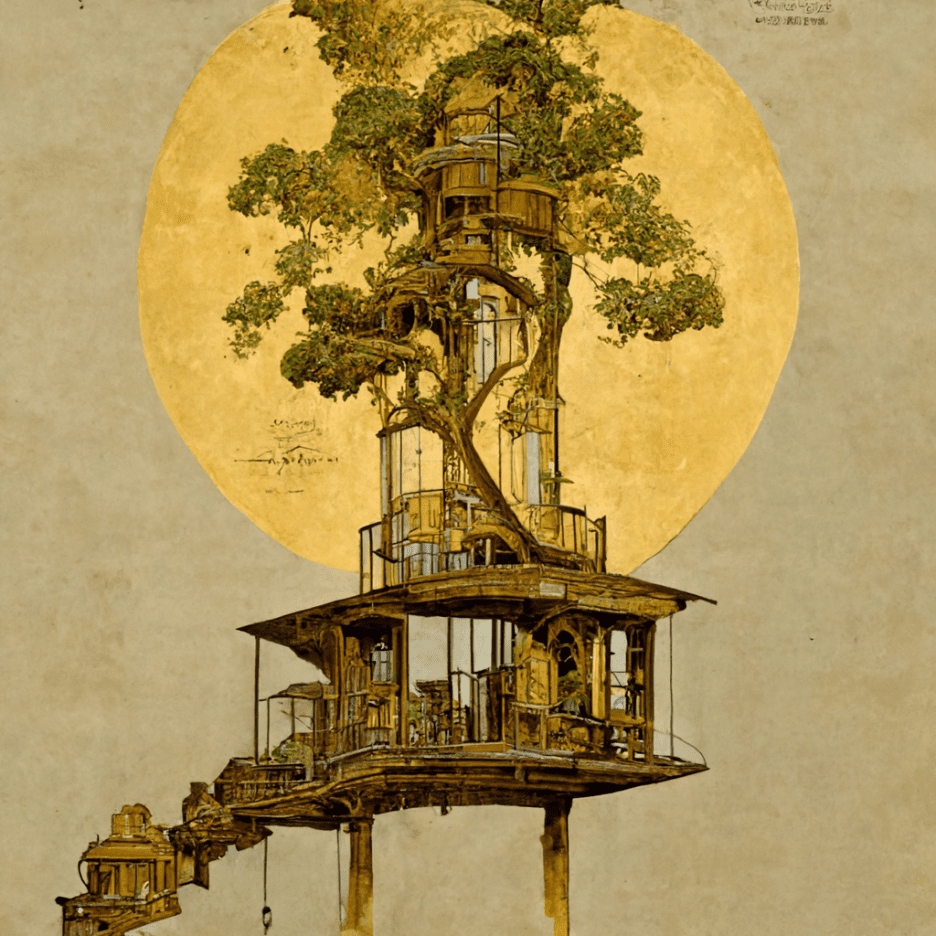 TomMorley_Tree_house_at_the_top_of_a_tall_tree_drawn_by_Leonard_72182ab1-0236-488e-8a78-87110fbb8da7