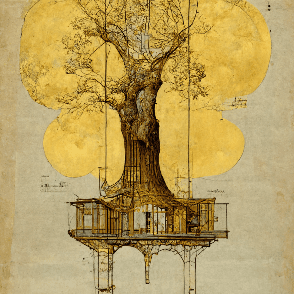 TomMorley_Tree_house_at_the_top_of_a_tall_tree_drawn_by_Leonard_73bfdd15-2806-4270-aff5-b16d26bb4999